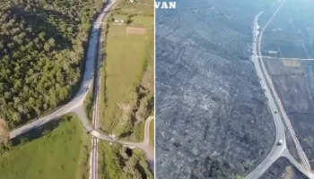 Levani shkrumb e hi/ Baçi: Shikoni pamjet e zonës, pasi ‘heronjtë’ e partisë me praninë ‘besnike’ shuan zjarrin