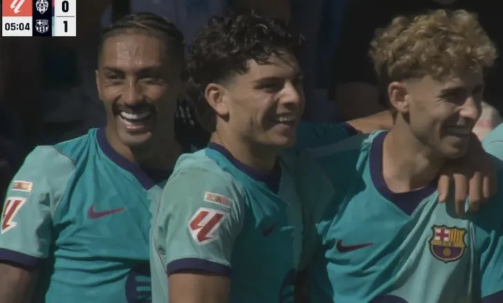 Levante reziston vetëm pesë minuta, zbulimi i Flick shënon golin e parë me fanellën e Barcelonës (video)