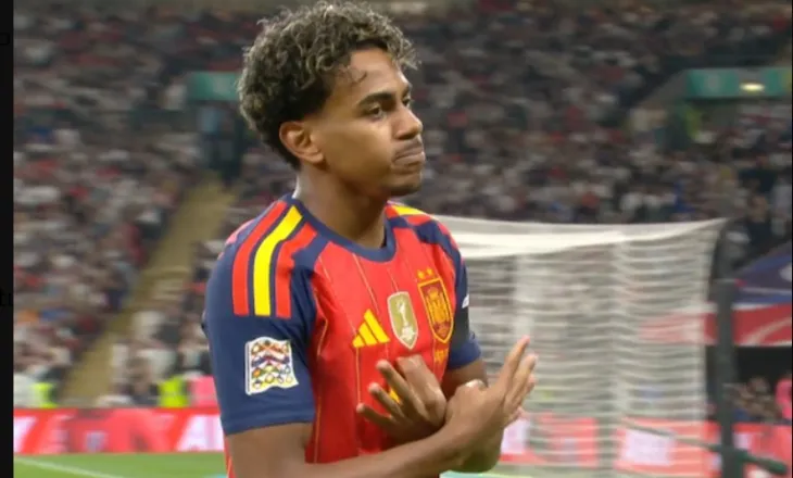 LIGA E KOMBEVE: Anglia reziston vetëm dy minuta, Lamine Yamal kalon në avantazh Spanjën (video)