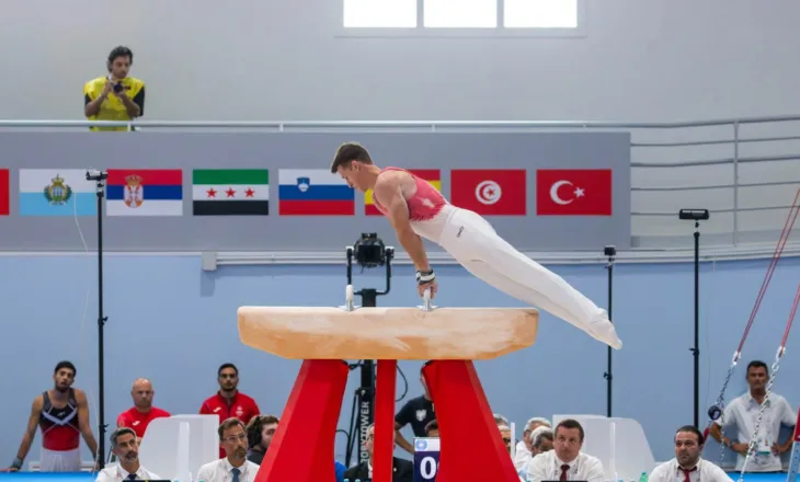 Lojërat Mesdhetare/ Petrov siguron finalet e gjimnastikës, dobët karateja e pingpongu