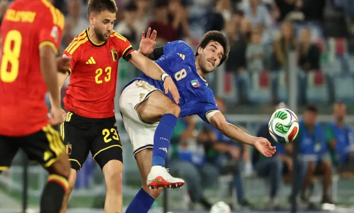 Mancini e nis me humbje te Italia, tifozët vërshëllejnë kombëtaren ndaj Belgjikës! Feston Zidan te Franca