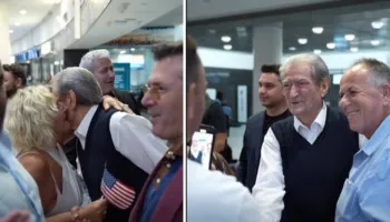 “Mbërrita në SHBA”, Berisha publikon pamje nga aeroporti, pritet nga përfaqësues të komunitetit shqiptar