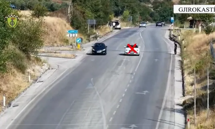 Mbi 1400 gjoba për një javë në Gjirokastër, policia monitoron rrugët me dron