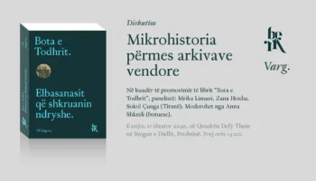 Më 17 shtator do të bëhet promovimi I librit  “Bota e Todhrit: Elbasanasit që shkruanin ndryshe”