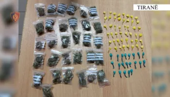 Me kokainë, kanabis dhe municione në makinë, arrestohet 27-vjeçari në Tiranë