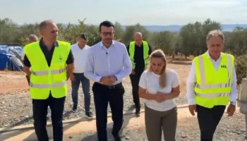 Ministri Karakaçi inspekton ujësjellësin e ri në Mamurras: Së shpejti nis investimi edhe për zonat rurale