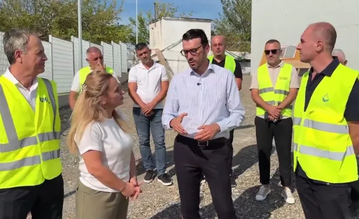 Ministri Karakaçi inspekton ujësjellësin e ri të Mamurrasit: Së shpejti nis investimi edhe për zonat rurale!