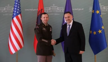 Ministri Nufi pret Komandantin e Forcës Ndërkombëtare të Stabilizimit për Gazën: Thellojmë bashkëpunimin me SHBA në fushën e mbrojtjes