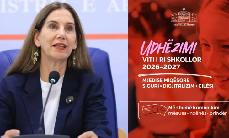 Ministrja e Arsimit, Mirela Kumbaro: Viti i ri shkollor, forcim i komunikimit mësues-nxënës-prindër