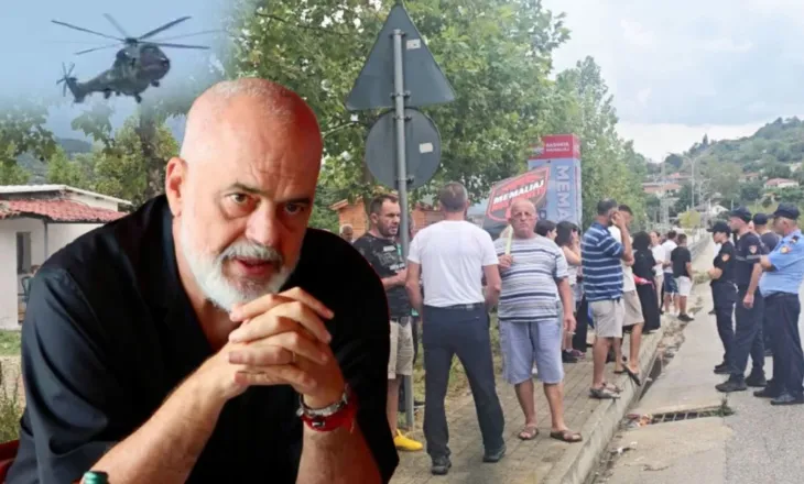 “Mos e prek Memaliajn”/ Banorët bllokojnë aksin kryesor, Rama largohet me helikopter