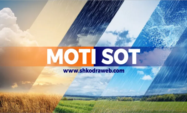 MOTI SOT – Parashikimi i sinoptikanëve për vendin tonë, për ditën e hënë, 21 shtator 2026…