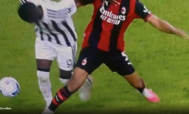 Moviola e Juventus-Milan, pati faull ndaj Kolo Muani para golit të Cissé