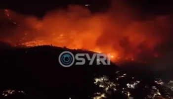 Nata e tmerrit në Himarë: Pamjet me dron