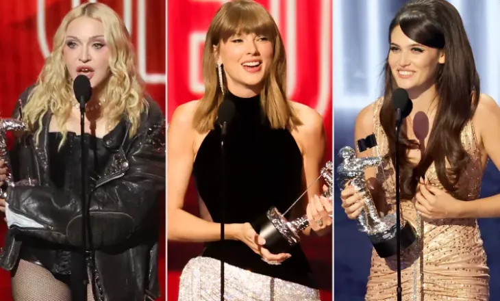 Ndahen çmimet MTV VMA 2026, Madonna dhe Taylor Swift triumfojnë në natën e madhe të muzikës –