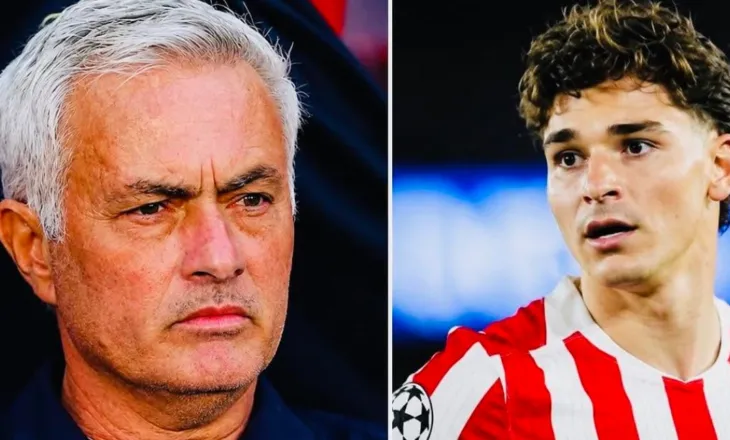 “Ndryshe nuk do të luajë deri në janar”, Mourinho jep mendimin e tij për situatën mes Atletico Madridit dhe Julian Alvarez