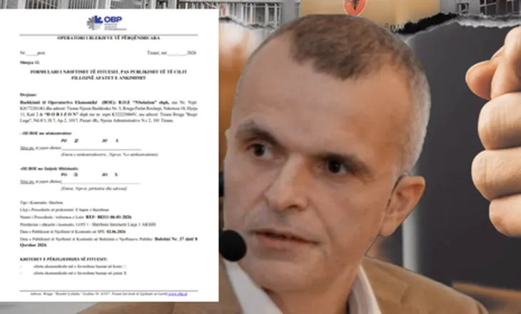 Në Francë në qeli, në Shqipëri Ermal Beqiri fiton tenderin për AKSHI-n, OBP shpall fituese kompanitë e biznesmenit