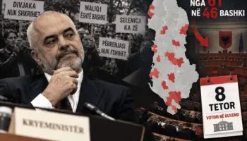 Nga 61 në 46: harta që ndryshon sërish Shqipërinë/ Protestat dhe rebelimi nuk e ndalin Ramën