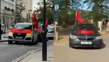 Nga Anglia në Tiranë/ Shqiptarët e Londrës do të ‘zbresin’ në protestën e 12 shtatorit, niset autokolan kuq e zi