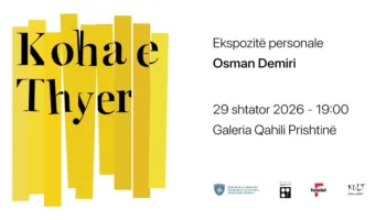 Osman Demiri me ekspozitën “Koha e thyer” do të prezantohet në Galerinë Qahili
