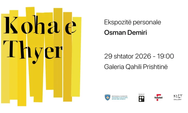 Osman Demiri me ekspozitën “Koha e thyer” do të prezantohet në Galerinë Qahili