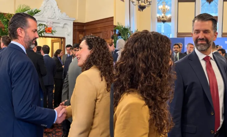 Osmani në New York, takon djalin e Trumpit –