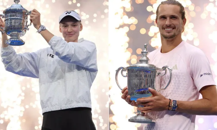 Pas US Open: Rybakina kap kreun e renditjes te femrat, Zverev kërcënon Sinner te meshkujt