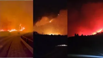 Përkeqësohet situata në Himarë, digjen 2 banesa, shumë të tjera në rrezik