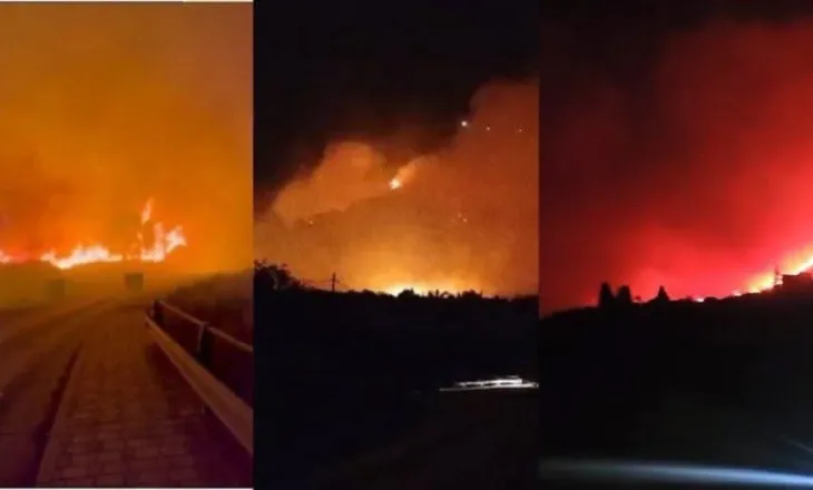 Përkeqësohet situata në Himarë, digjen 2 banesa, shumë të tjera në rrezik