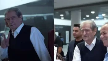 “Përtej oqeanit”! Berisha mbërrin në SHBA, kreu i PD publikon PAMJET (VIDEO)