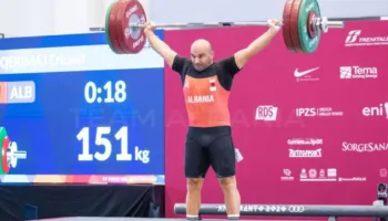 Peshëngritësi shkodran Erkand Qerimaj vendos 5 rekorde kombëtare, mbyll Lojrat Mesdhetare pa medalje