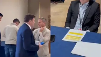 Pjerin Ndreu, si xhandar i takimeve të Ramës në SHBA