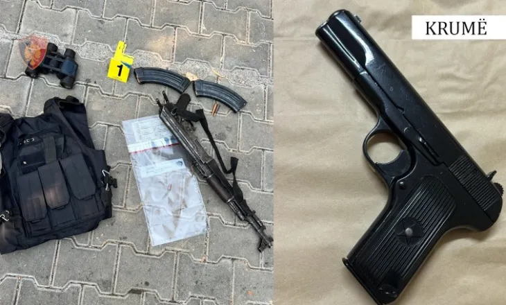Plagosi me armë 29-vjeçarin në Krumë, autori vetëdorëzohet pas negociatave! Policia i gjen “kallash”, jelek antiplumb, dylbi dhe…