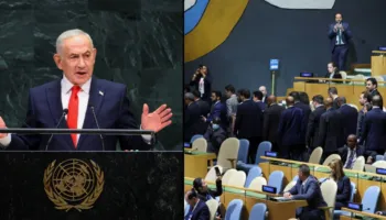 Po mbante fjalimin Netanyahu, dhjetëra diplomatë u larguan nga Asambleja e Përgjithshme e OKB-së (VIDEO) –