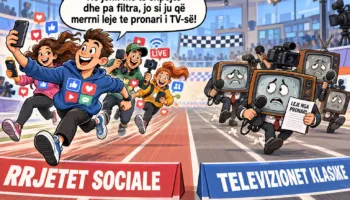 Po mbaron monopoli i televizioneve klasike përballë rrjeteve sociale