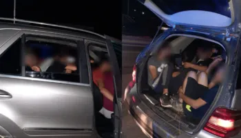 Po trafikonin 15 emigrantë me “Q7” drejt vendeve të BE, përplasen me makinat e Policisë në ndjekje! 2 në kërkim dhe një i proceduar, klandestinët u fshehën në…