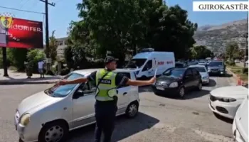 Policia Rrugore Gjirokastër monitorime me dron e radar, gjobiten 1441 shoferë në një javë