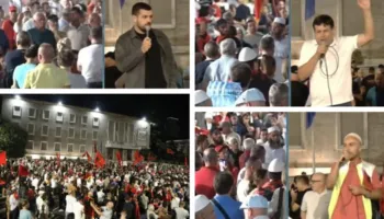 Protesta e 106-të kundër qeverisë, Aliaj: “Sistemi ka filluar të plasaritet”, Kola: “Mërgata të rikthehet në Shqipëri”