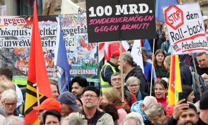 Protesta masive kundër shkurtimeve të shërbimeve sociale në Gjermani