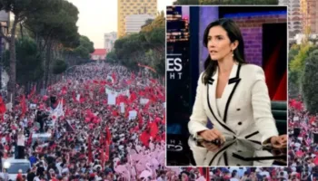 Protestat kundër qeverisë Rama/ Gazetarja e “CNN”: Dita e 100-të e Revolucionit të Flamingove!