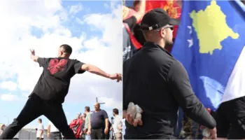 Protestë para EULEX-it në Prishtinë pas aktgjykimit ndaj ish-krerëve të UÇK-së