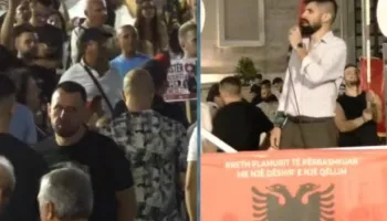 Protestuesi ironizon Ramën: Pasqyra e kryeministrit është Belinda Balluku!