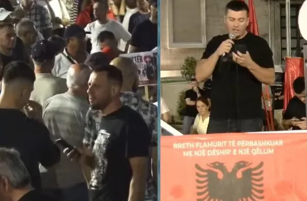 Protestuesi para Kryeministrisë: Koha e gënjeshtrave ka mbaruar, rruga e vetme është largimi i Ramës
