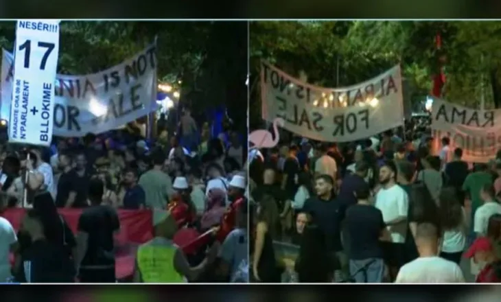Protestuesit mblidhen para Bllokut të Sigurisë: Çuna nuk jeni vetëm