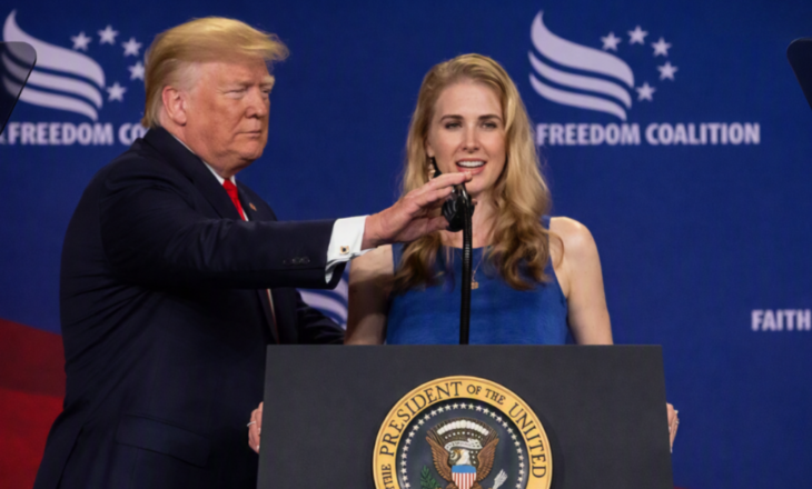 Pse Natalie Harp është gjithmonë pranë Trump? Rriten pyetjet dhe polemikat