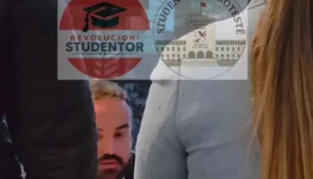 “Pse nuk shfuqizoni ligjin?”- Një grup protestuesish shkon në takimin për Praninë Besnike të ministrit Sofjan Jaupaj, reagimi i tij