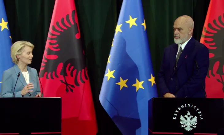 Rama: Mbyllja e kapitujve nis brenda vitit. Ursula von der Leyen: Shqipëria ka përmbushur 80% të reformave