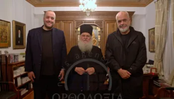 Rama viziton Malin Athos, kalon natën në Manastirin e Vatopedisë