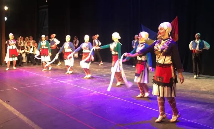 Ritmet dhe ngjyrat e folklorit shqiptar në Itali, Ansambli Kombëtar koncerte në katër qytete