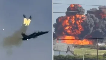 Rrëzohet avioni stërvitor i Forcave Ajrore Britanike në Uells, dy pilotë të plagosur