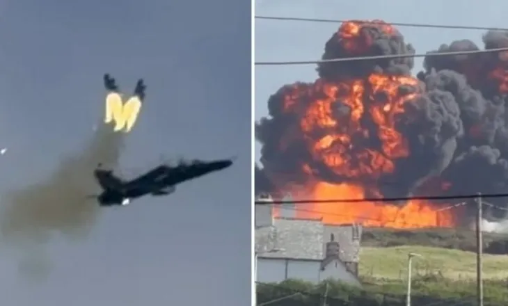 Rrëzohet avioni stërvitor i Forcave Ajrore Britanike në Uells, dy pilotë të plagosur